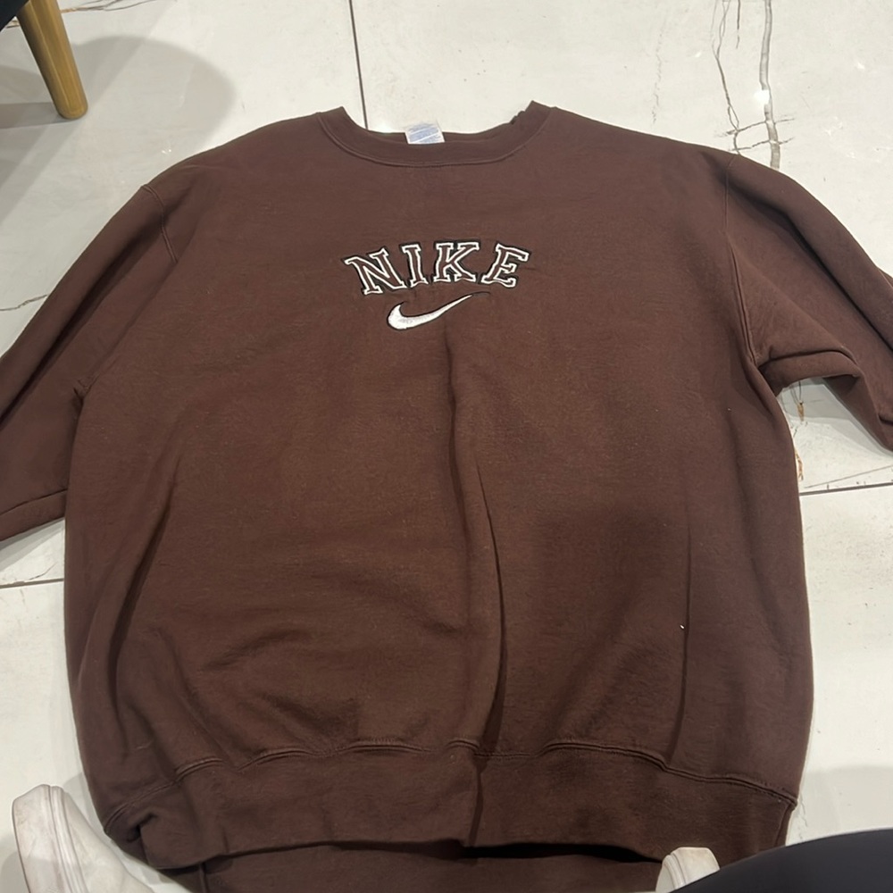 Custom Made Nike Logo Sweatshirt